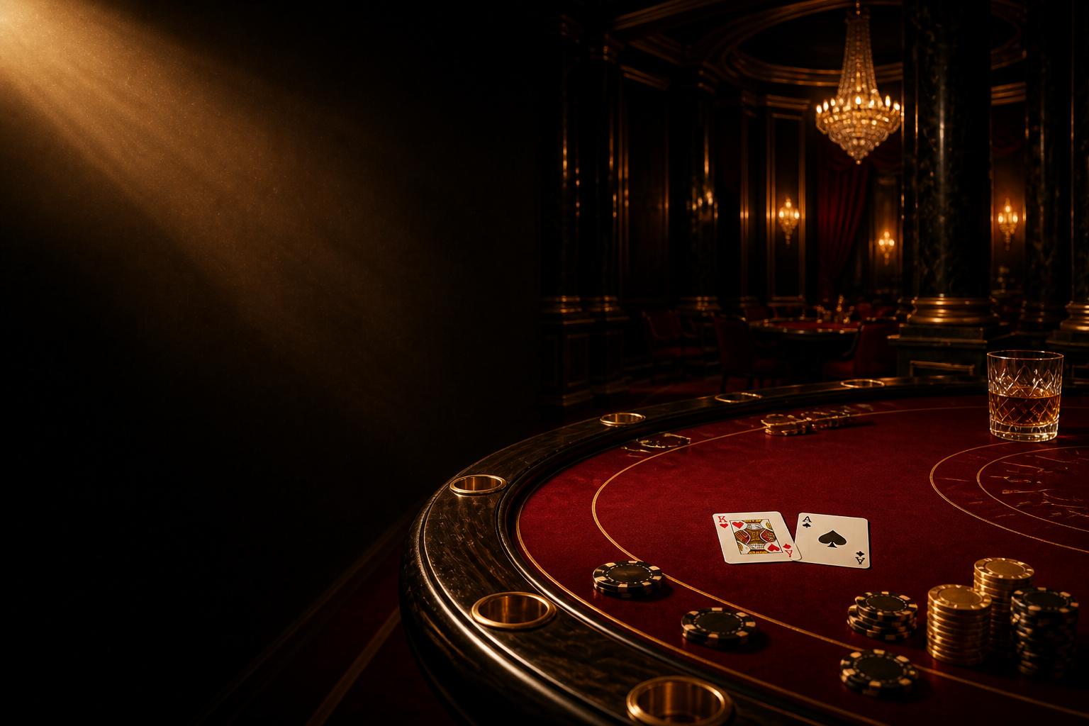 Brionis Casino Lounge: Blackjack-Tisch, Slots-Atmosphäre und Bonus-Ambiente